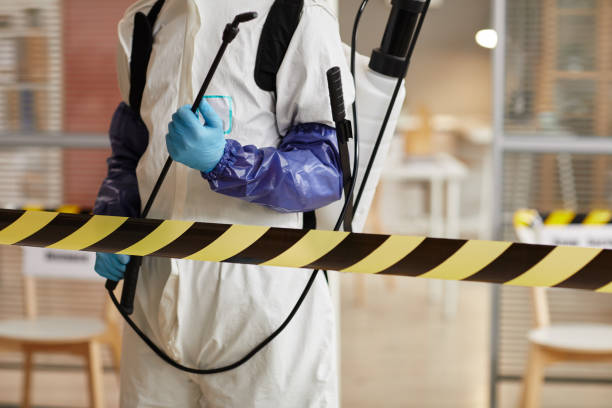 Professional Sewage Cleanup technician working in Oxford, MI